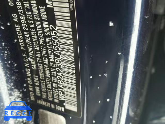 2011 PORSCHE CAYENNE S WP1AB2A23BLA55052 image 9