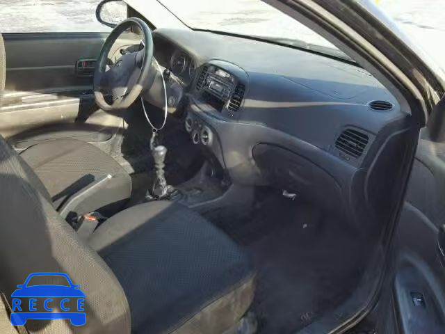 2007 HYUNDAI ACCENT BAS KMHCN35C87U039016 image 4