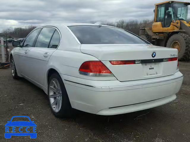 2005 BMW 745 LI WBAGN635X5DS58470 image 2