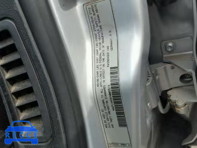 2000 AUDI A8 QUATTRO WAUFL54D9YN005513 image 9