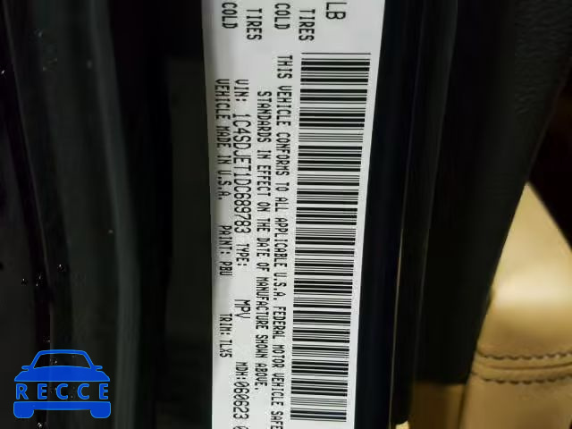 2013 DODGE DURANGO CI 1C4SDJET1DC689783 Bild 9