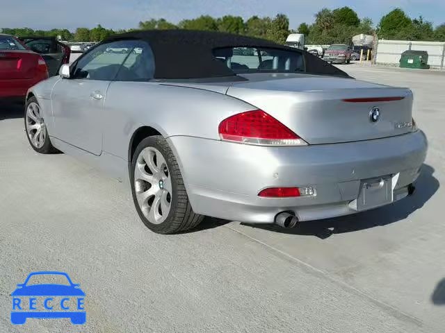 2004 BMW 645 CI AUT WBAEK73464B321667 image 2