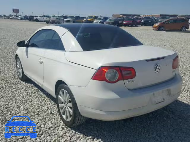 2009 VOLKSWAGEN EOS TURBO WVWAA71F39V021843 image 2