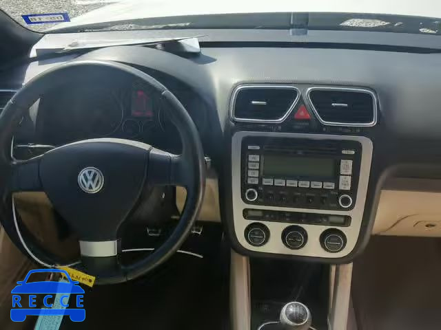 2009 VOLKSWAGEN EOS TURBO WVWAA71F39V021843 image 8