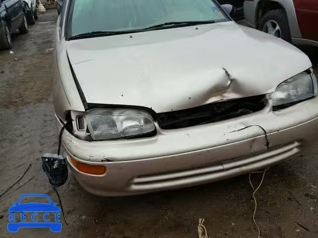 1995 GEO PRIZM BASE 1Y1SK5268SZ018001 image 8