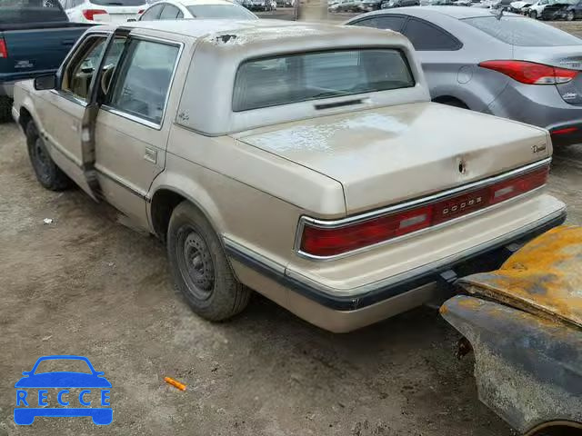 1993 DODGE DYNASTY 1B3XC46R4PD120715 зображення 2