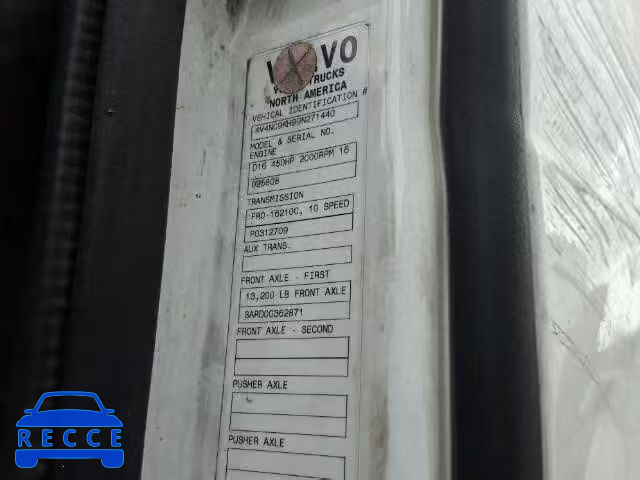 2009 VOLVO VN VNL 4V4NC9KH99N271440 зображення 9