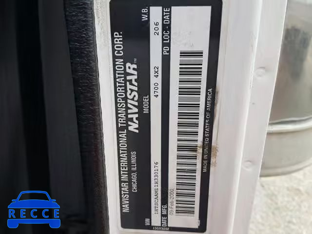 2001 INTERNATIONAL 4000 4700 1HTSCAAM11H330176 image 9