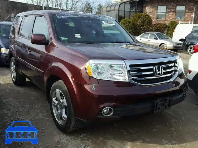 2014 HONDA PILOT EXLN 5FNYF4H7XEB012465 image 0