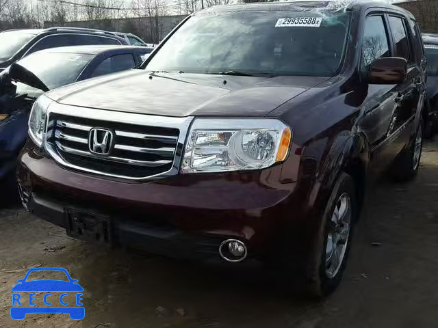 2014 HONDA PILOT EXLN 5FNYF4H7XEB012465 image 1