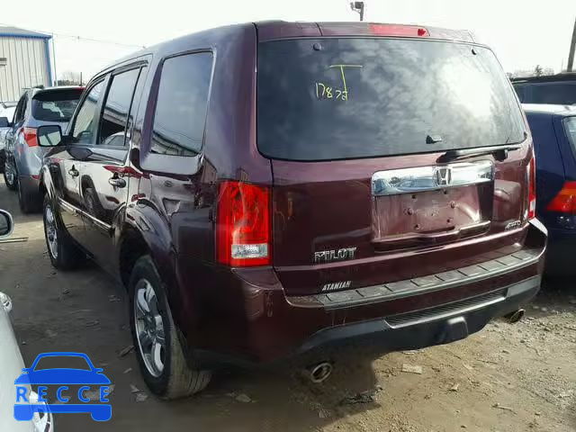 2014 HONDA PILOT EXLN 5FNYF4H7XEB012465 image 2