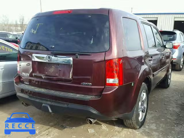 2014 HONDA PILOT EXLN 5FNYF4H7XEB012465 image 3