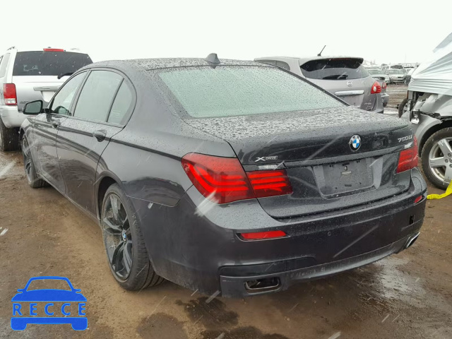 2014 BMW 750 LXI WBAYF8C55ED142574 зображення 2