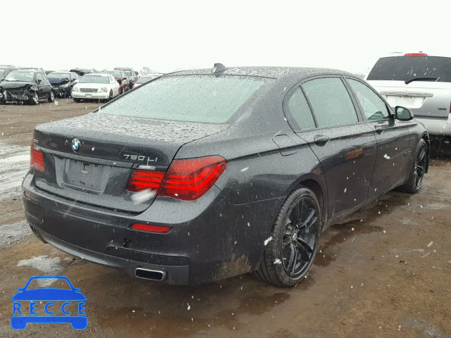 2014 BMW 750 LXI WBAYF8C55ED142574 зображення 3