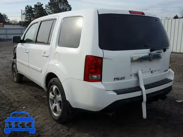 2013 HONDA PILOT EXLN 5FNYF4H75DB043525 image 2