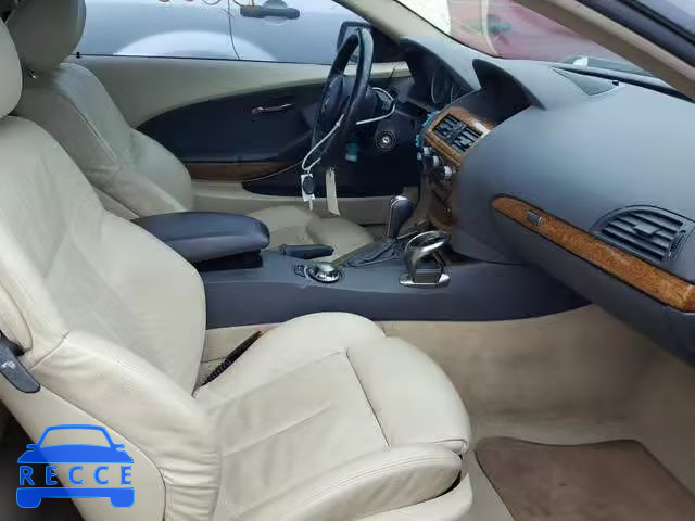 2004 BMW 645 CI AUT WBAEH73424B190378 image 4