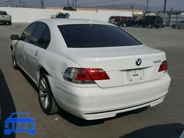 2007 BMW 750 I WBAHL835X7DT07983 зображення 2