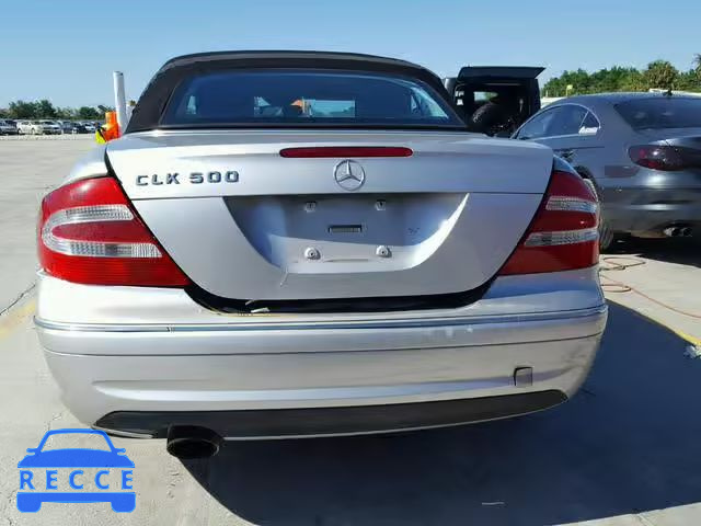 2004 MERCEDES-BENZ CLK 500 WDBTK75G84T024359 зображення 8