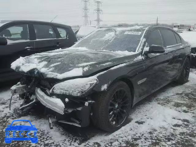 2015 BMW 750 LXI WBAYF8C51FD654589 зображення 1