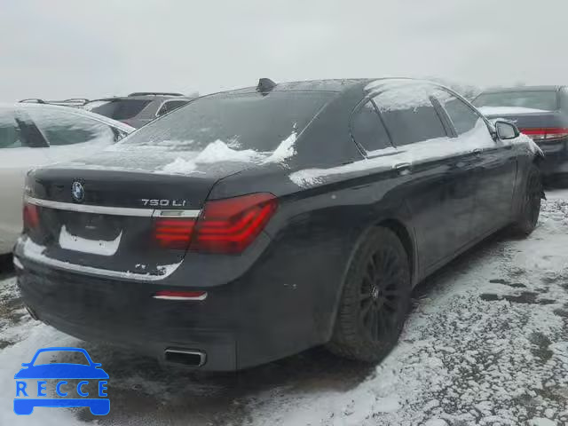 2015 BMW 750 LXI WBAYF8C51FD654589 зображення 3