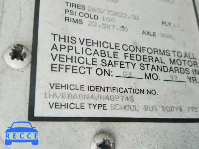 1997 INTERNATIONAL 3000 3800 1HVBBABN4VH489748 image 9