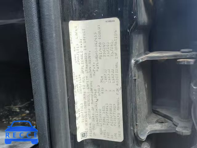 1994 CHEVROLET BLAZER S10 1GNDT13W1R2113348 image 9
