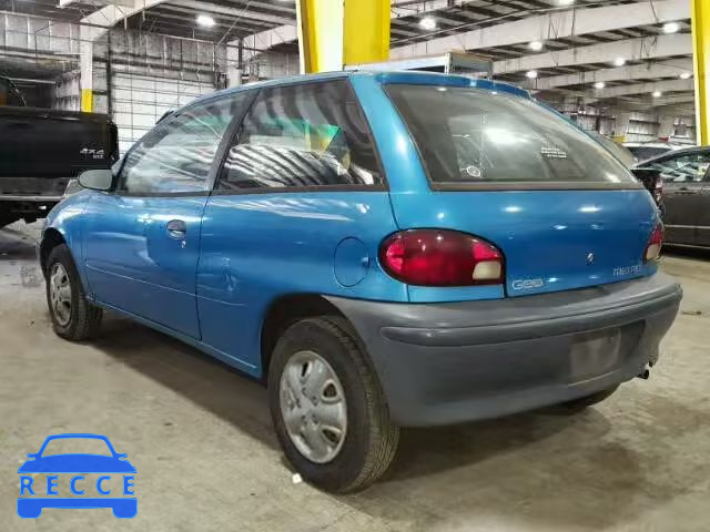 1997 GEO METRO 2C1MR2264V6750730 зображення 2