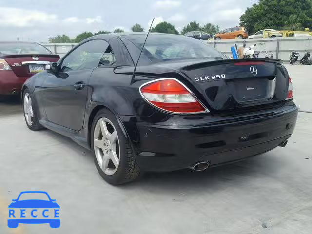 2007 MERCEDES-BENZ SLK 350 WDBWK56F27F149657 image 2