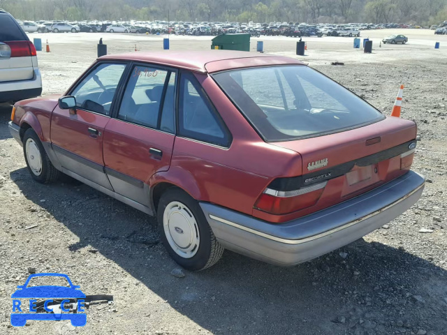 1990 FORD ESCORT LX 1FAPP9593LW179275 image 2