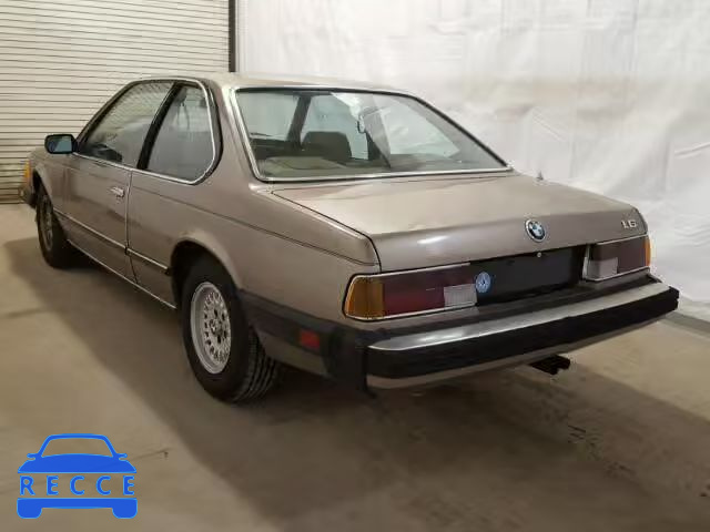 1987 BMW 635 CSI AU WBAEC840XH3265988 image 2