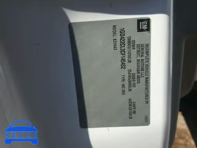2012 GMC SIERRA K35 1GD422CL3CF145432 зображення 9