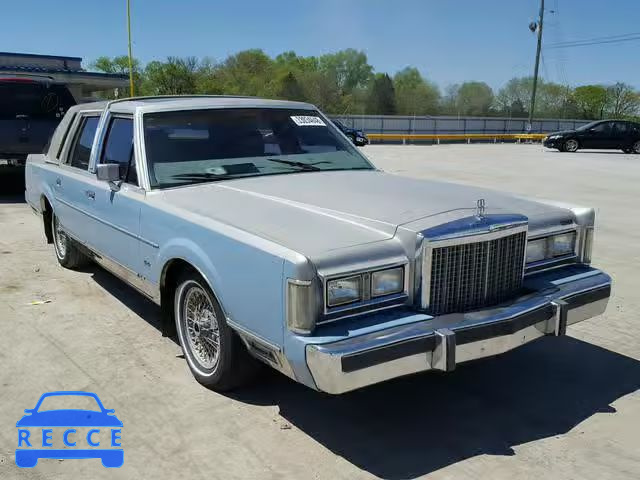 1986 LINCOLN TOWN CAR 1LNBP96F6GY605751 image 0