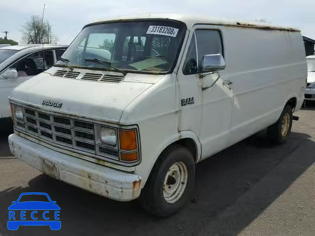 1987 DODGE RAM VAN B1 2B7GB13T1HK293325 зображення 1