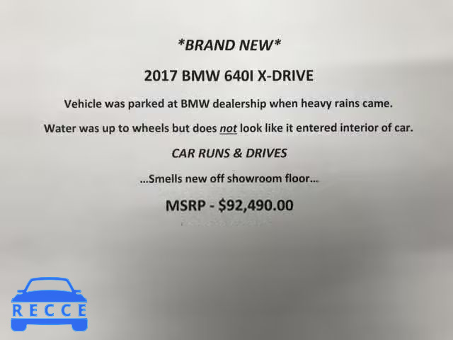 2017 BMW 640 XI WBA6H3C50HGT65130 image 9