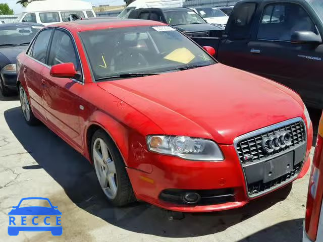 2008 AUDI A4 S-LINE WAUEF78E58A027016 image 0