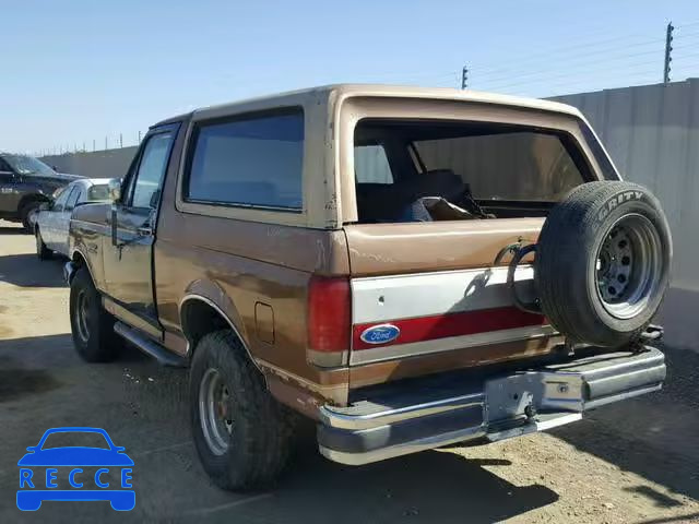 1990 FORD BRONCO U10 1FMEU15N5LLA01843 image 2