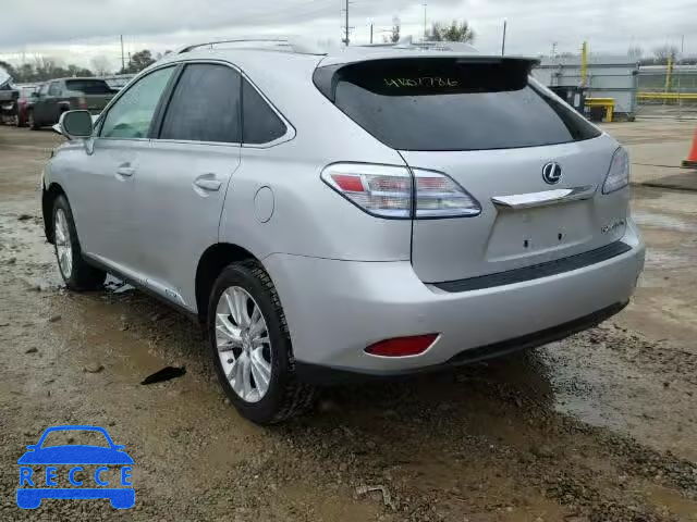 2011 LEXUS RX 450 JTJBC1BA0B2045519 image 2