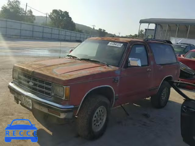 1989 CHEVROLET BLAZER S10 1GNCT18Z9K8174920 image 1