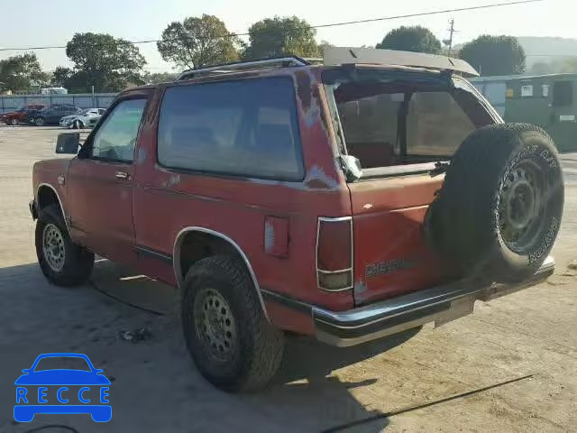 1989 CHEVROLET BLAZER S10 1GNCT18Z9K8174920 image 2