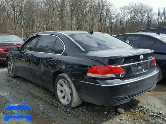 2007 BMW 750 WBAHN83567DT67043 image 2