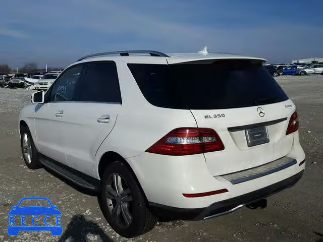 2014 MERCEDES-BENZ ML 350 BLU 4JGDA2EB5EA279396 image 2