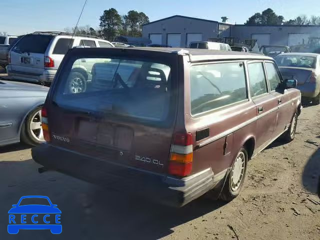 1990 VOLVO 240 BASE YV1AA885XL1852817 image 3