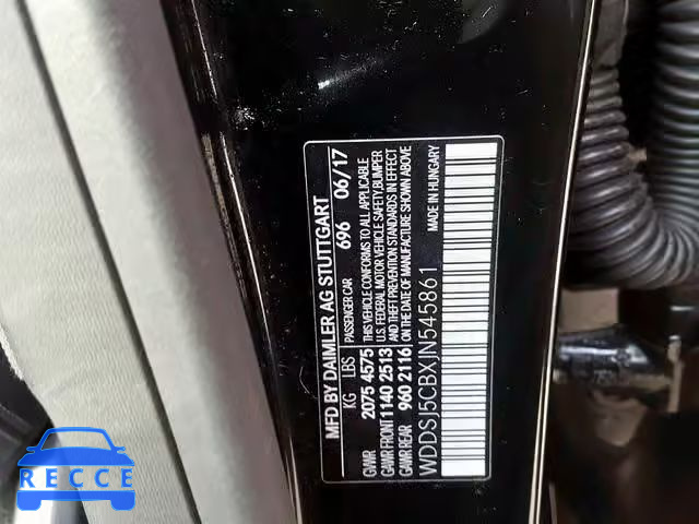2018 MERCEDES-BENZ CLA 45 AMG WDDSJ5CBXJN545861 зображення 9