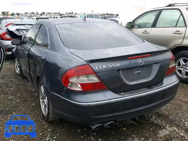 2009 MERCEDES-BENZ CLK 550 WDBTJ72H89F265148 image 2