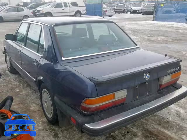 1988 BMW 535 AUTOMATICA WBADC8402J3263136 зображення 2