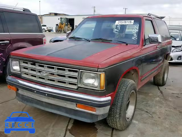 1989 CHEVROLET BLAZER S10 1GNCS18Z2K8158447 image 1