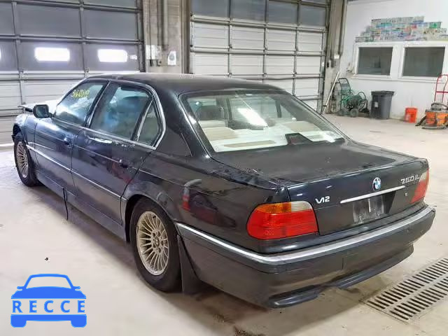 1999 BMW 750 IL WBAGJ033XXDD73373 image 2