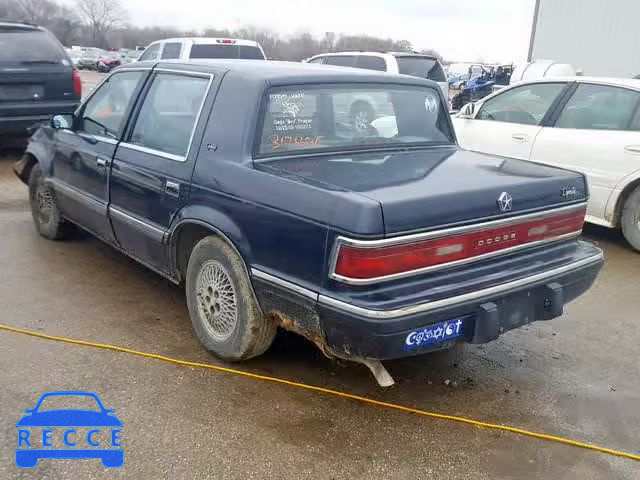 1990 DODGE DYNASTY LE 1B3XC56RXLD713219 Bild 2