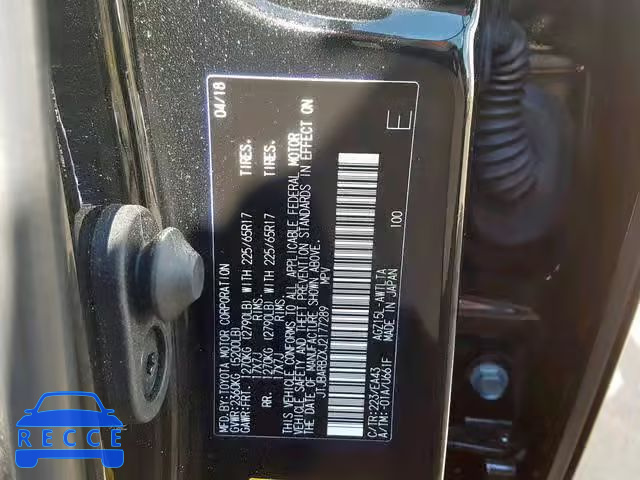 2018 LEXUS NX 300 JTJBARBZXJ2177289 image 9