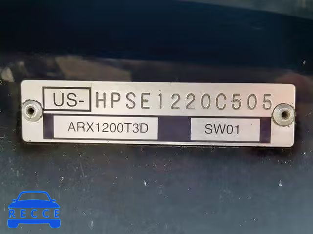 2005 HONDA AQUATRAX HPSE1220C505 image 9